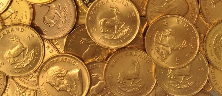 South African Krugerrand Gold Coins